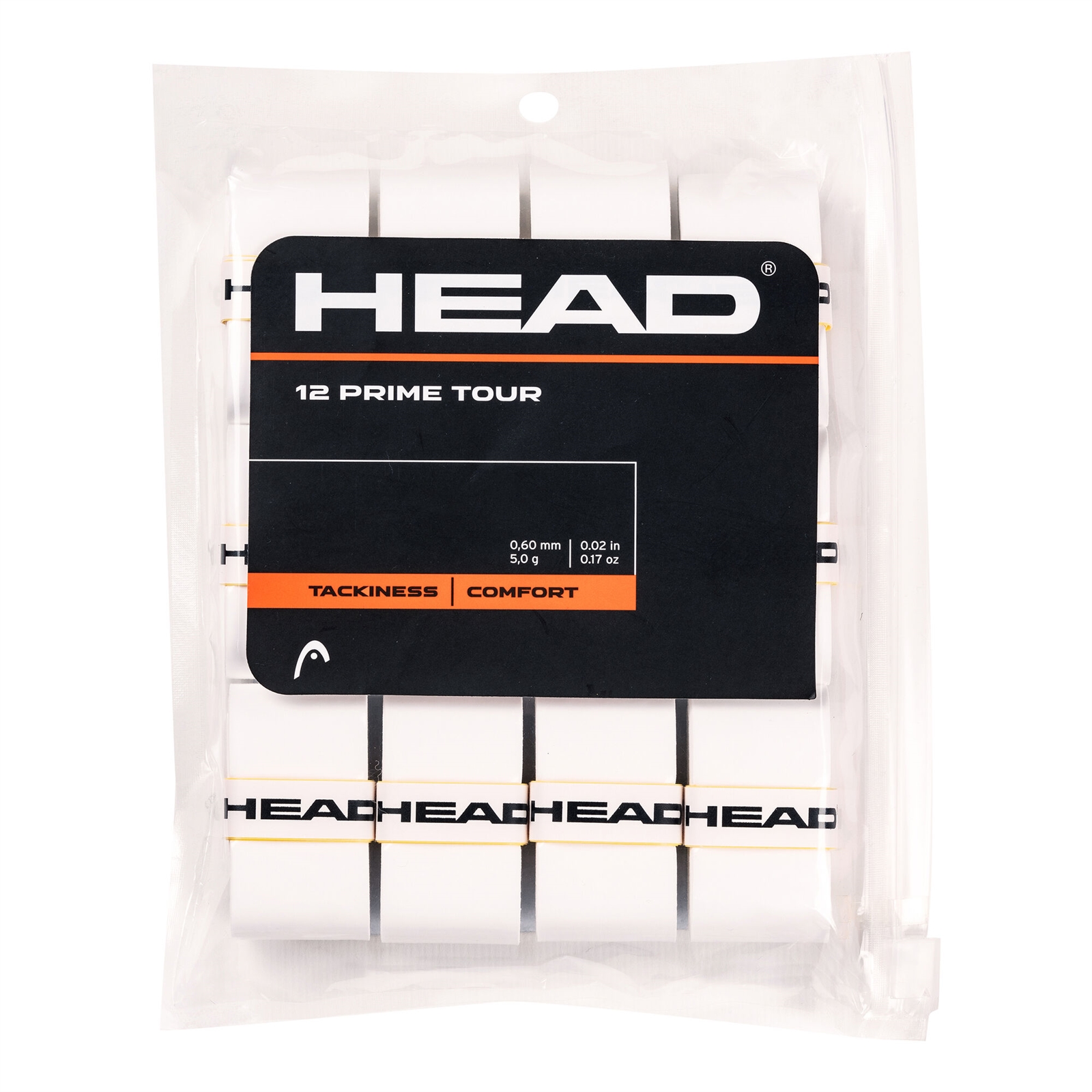 Head Prime Tour Overgrip (12-pak, White)